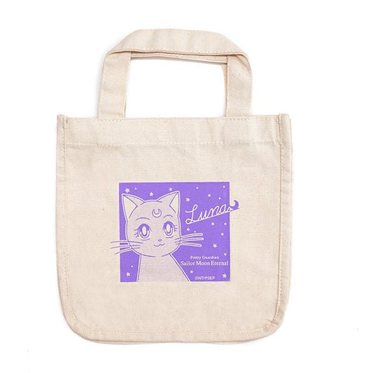 "Luna Purple Graphic" Lunch Tote Bag - Rosey’s Kawaii Shop