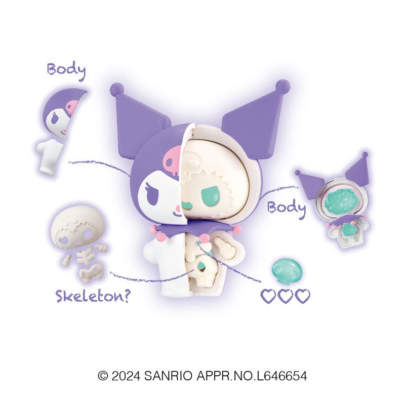 MEGAHOUSE "FANTASY Sanrio Skeleton [Pop Mint Ver.]" Figure Blind Box - Rosey’s Kawaii Shop