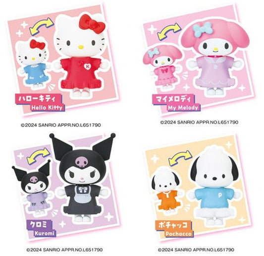 MEGAHOUSE "Sanrio Snap Clothes Figure" Blind Box - Rosey’s Kawaii Shop