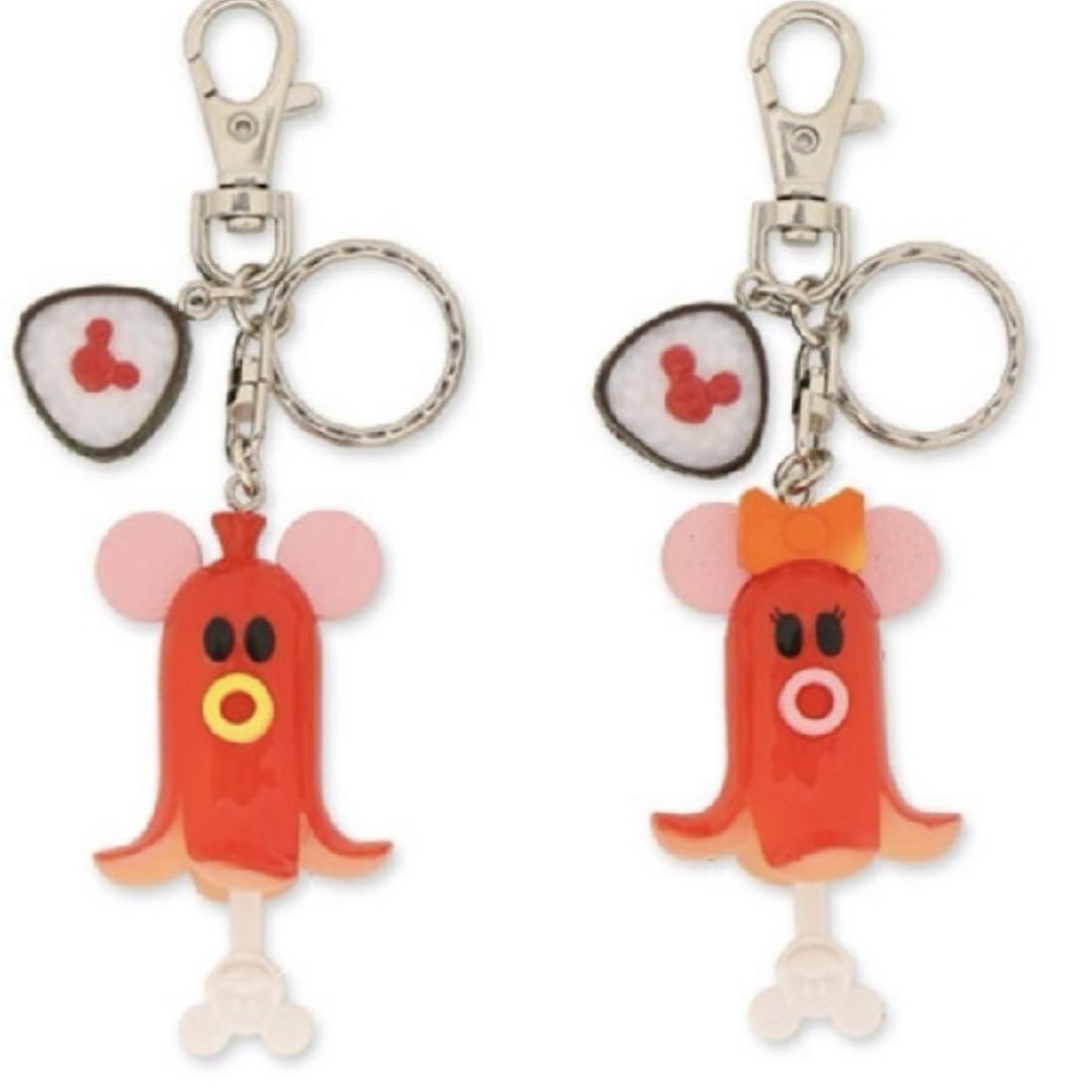 [Mickey & Minnie Tako Hot Dog] "Tokyo Disney Resort" Food Keychains - Rosey’s Kawaii Shop