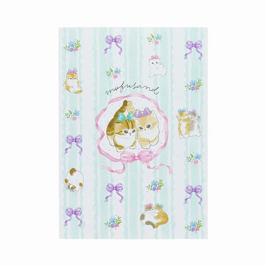 [MINT] "Mofusand Ribbon" A5 Notebook - Rosey’s Kawaii Shop