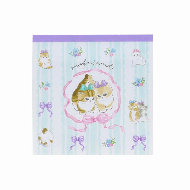 [MINT] "Mofusand Ribbon" Memo Pad - Rosey’s Kawaii Shop