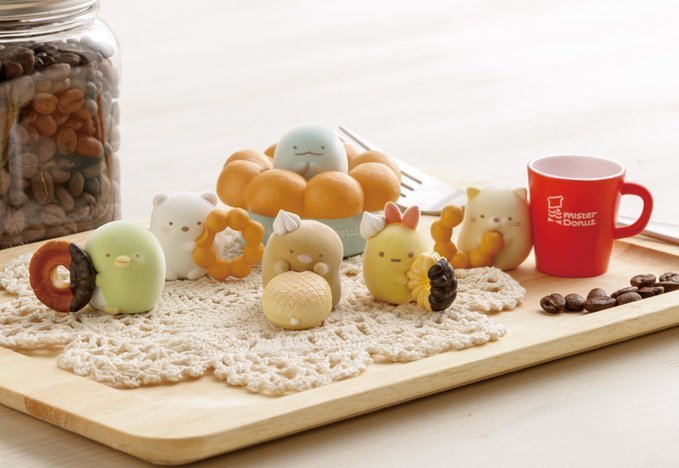 "Mister Donut x Sumikko Gurashi" Petit Figure - Rosey’s Kawaii Shop