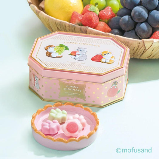 "Mofusand Fruit Assorted" Gummy Chocolate & Tin Case - Rosey’s Kawaii Shop