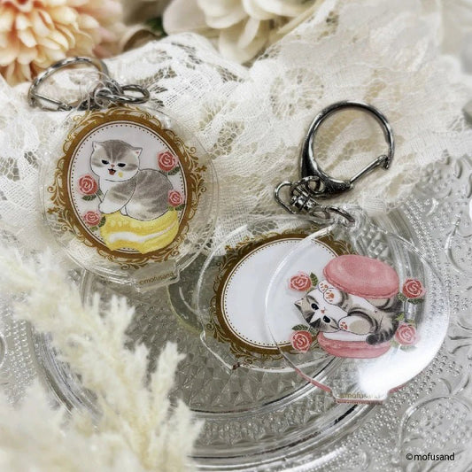 "Mofusand Sweet Blossom" Slide Keychain - Rosey’s Kawaii Shop