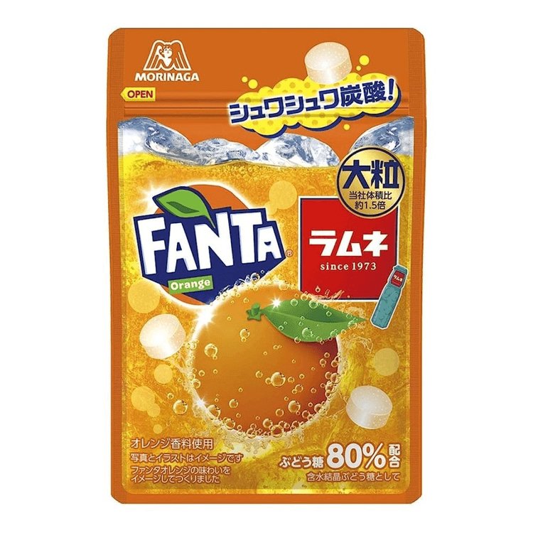 MORINAGA x Fanta "Orange" Ramune Candy - Rosey’s Kawaii Shop