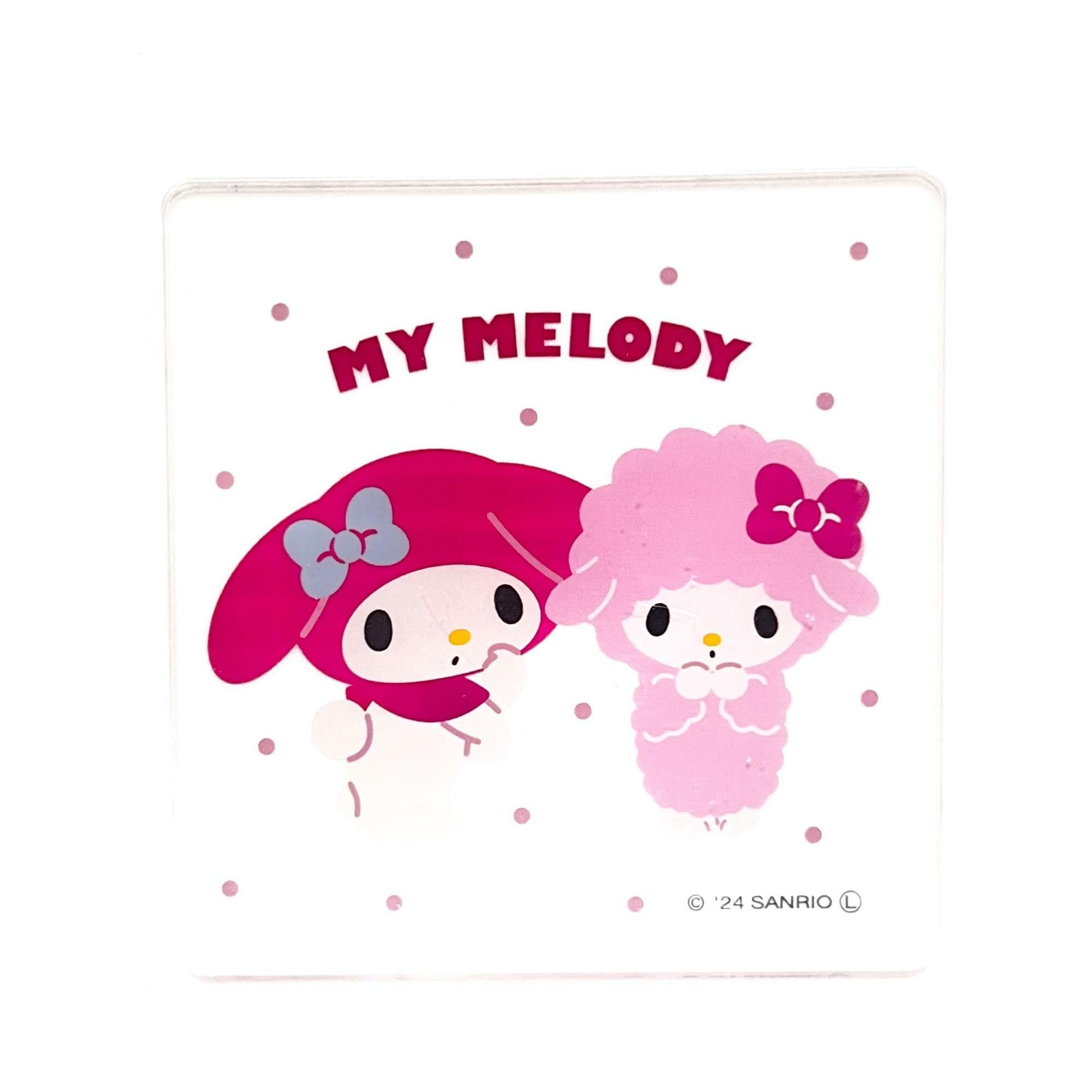 "My Melody" Acrylic Coaster - Rosey’s Kawaii Shop