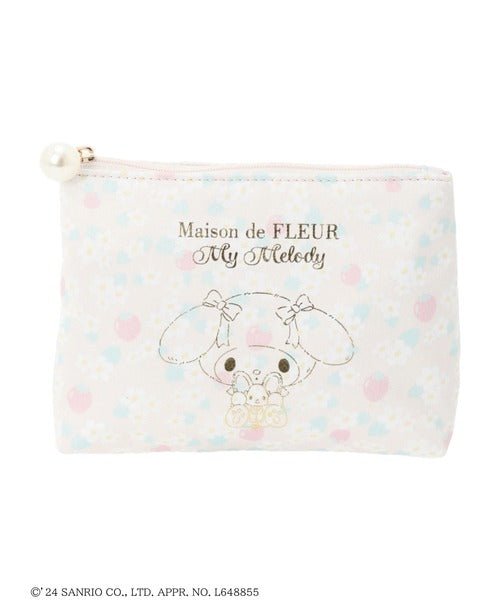 [MY MELODY] "Maison de FLeur x Sanrio" Pouch - Rosey’s Kawaii Shop