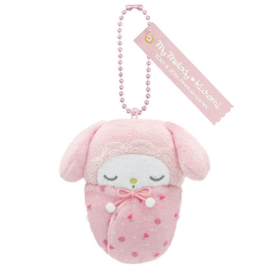 [MY MELODY] "My Melody 50th & Kuromi 20th Anniversary" Baby Plush Keychain - Rosey’s Kawaii Shop