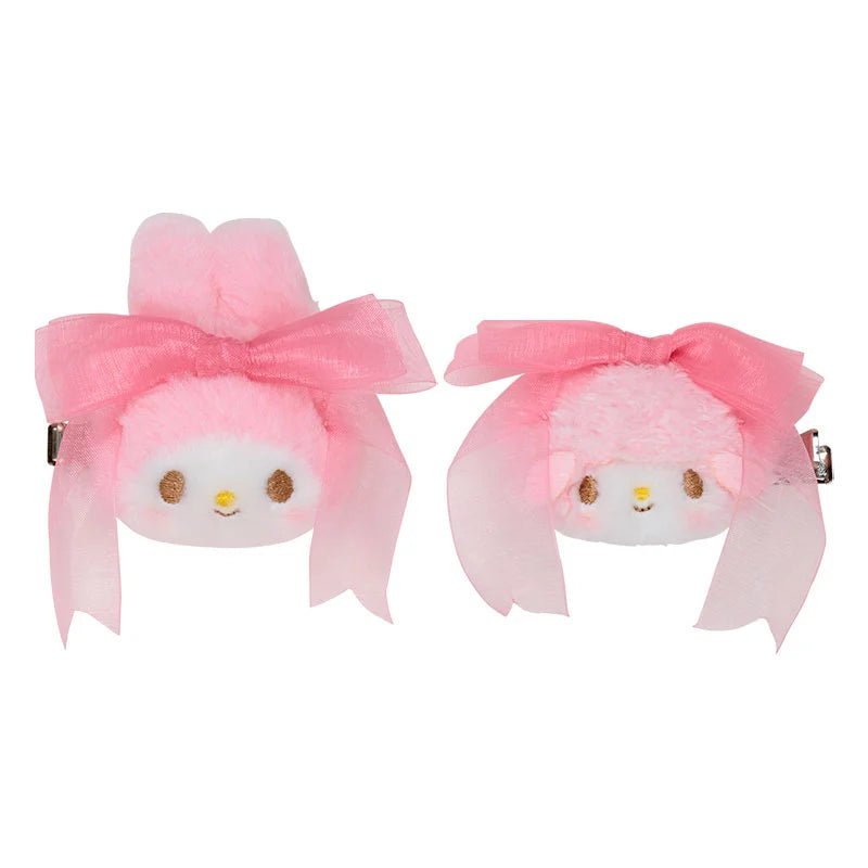 "My Melody Ribbon Princess" Hair Clip Set - Rosey’s Kawaii Shop