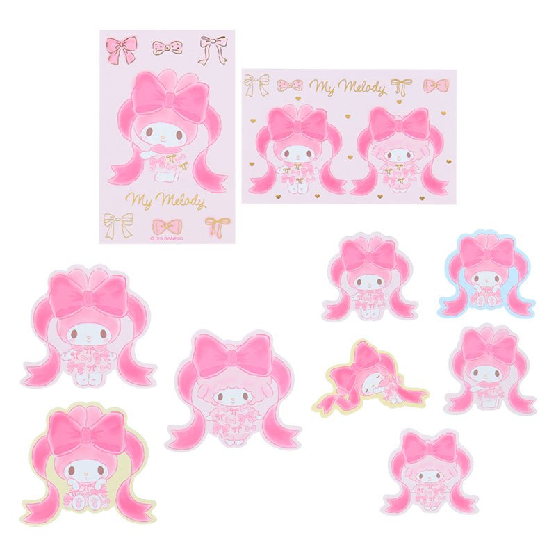 "My Melody Ribbon Princess" Sticker Set - Rosey’s Kawaii Shop