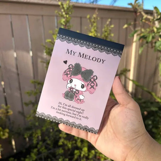 [MY MELODY] 'Sanrio" A6 Memo Pad - Rosey’s Kawaii Shop