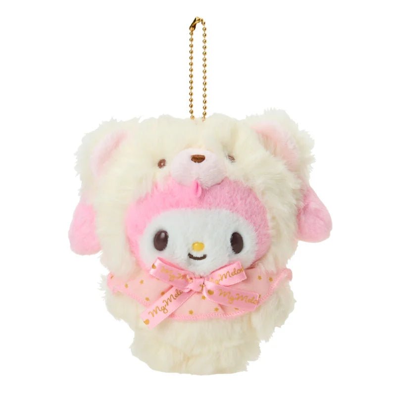 [MY MELODY] "Sanrio Fluffy Doll" Plush Keychain - Rosey’s Kawaii Shop