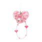 [MY MELODY] "Sanrio Gal Bear" Fluffy Heart Strap Keychain - Rosey’s Kawaii Shop