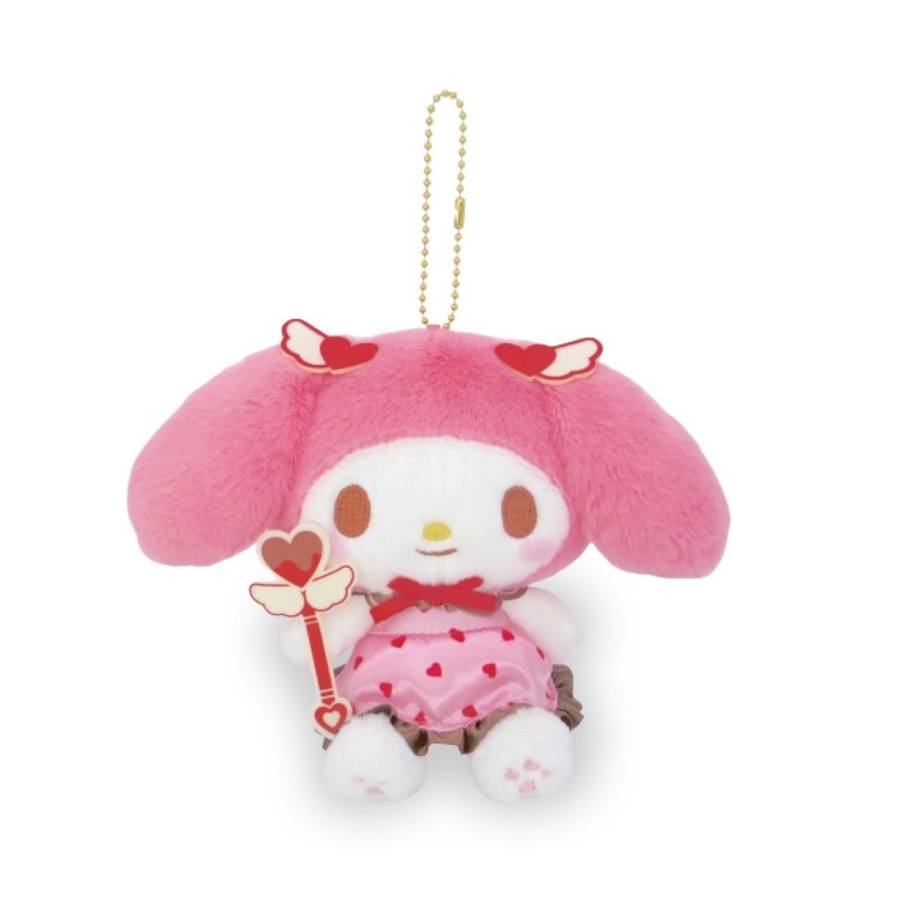 [MY MELODY] "Sanrio Magical Heart" Plush Keychain - Rosey’s Kawaii Shop