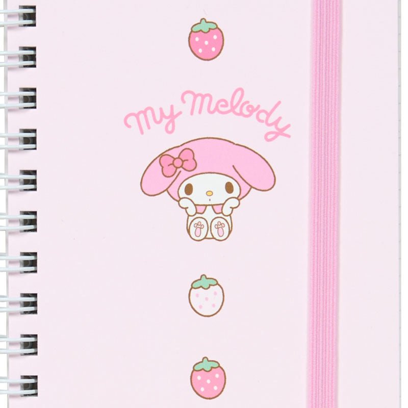 [MY MELODY] "Sanrio Slim Ring Notebook" - Rosey’s Kawaii Shop