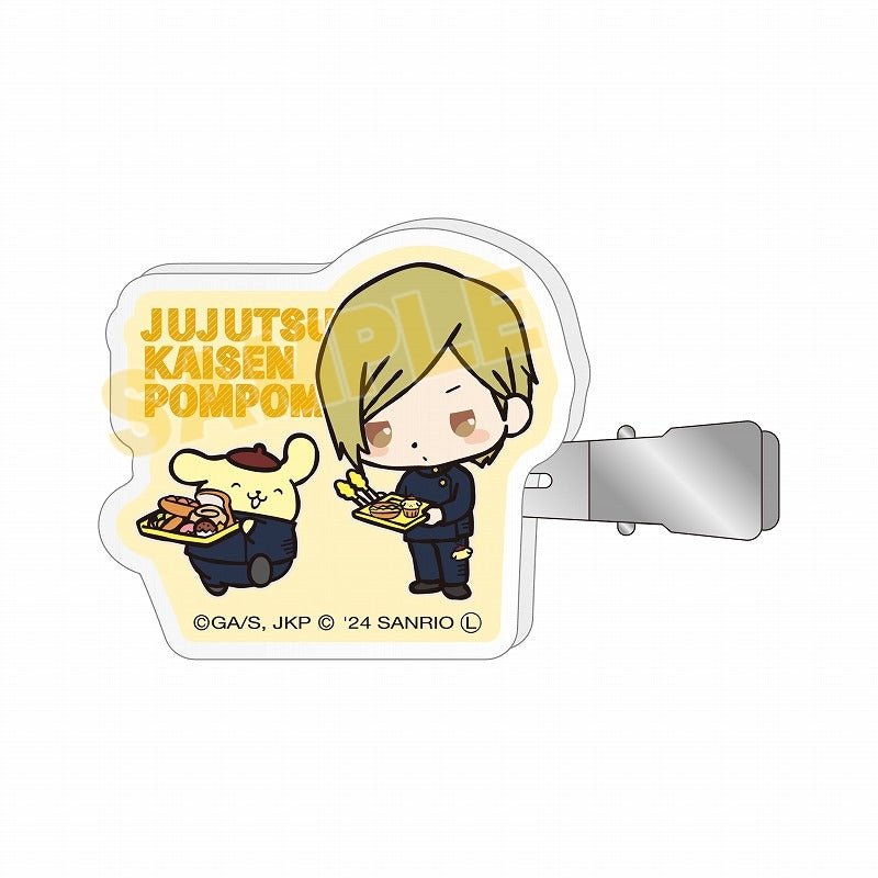 [NANAMI x Pompompurin] "Jujutsu Kaisen x Sanrio" Hair Clip Set - Rosey’s Kawaii Shop