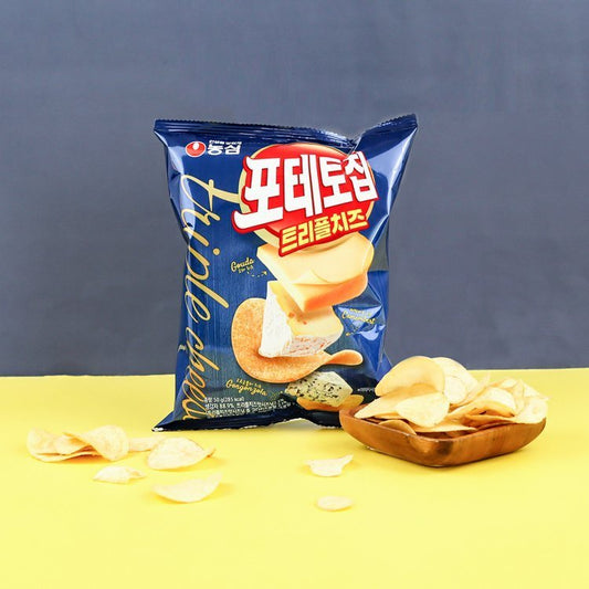 NONGSHIM "Triple Cheese" Chips - Rosey’s Kawaii Shop