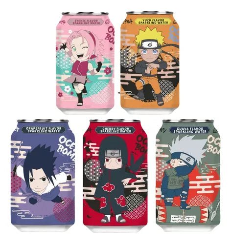 "OCEAN BOMB x Naruto" Sparkling Water - Rosey’s Kawaii Shop