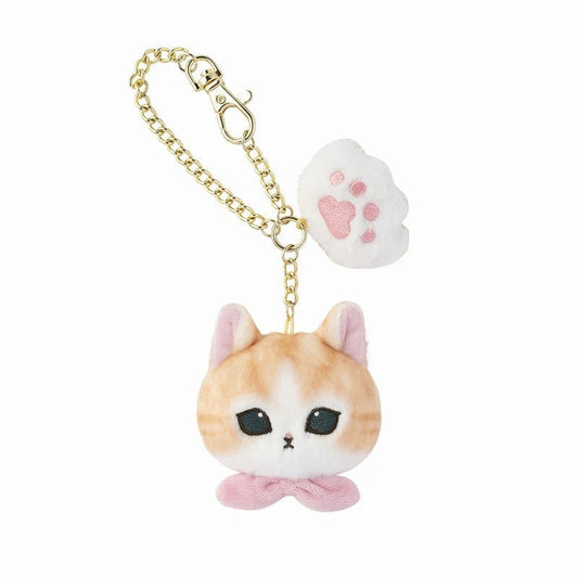 [ORANGE] "Mofusand Face Bag Charm" Plush Keychain - Rosey’s Kawaii Shop