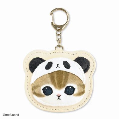 [PANDA] "Mofusand Fluffy" Embroidery Keychain - Rosey’s Kawaii Shop