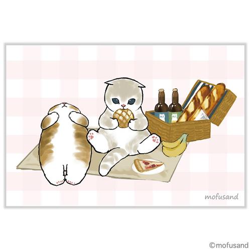 [PICNIC] "Mofusand Spring" Postcard - Rosey’s Kawaii Shop