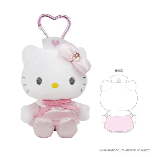 [PINK] "90's Hello Kitty Summer Collection 2024" Plush Keychain - Rosey’s Kawaii Shop