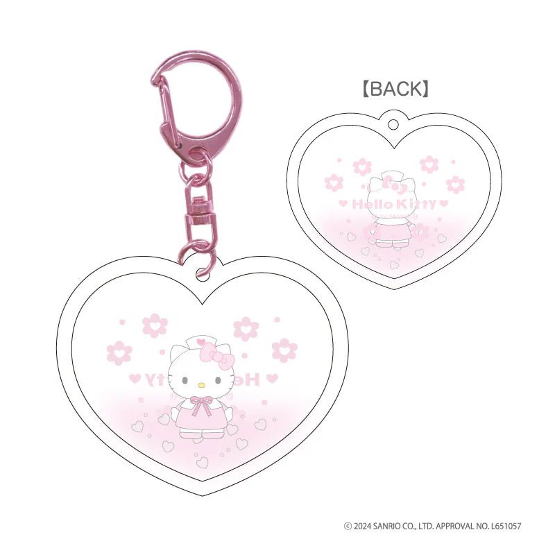 [PINK] "90's Hello Kitty Summer Collection 2024" Water Keychain - Rosey’s Kawaii Shop