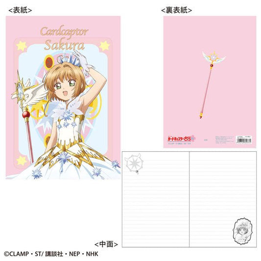 [PINK] "Cardcaptor Sakura" B6 Notebook - Rosey’s Kawaii Shop