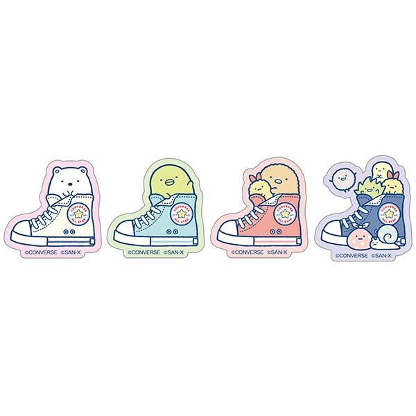 [PINK] "CONVERSE x Sumikko Gurashi" Box Stickers - Rosey’s Kawaii Shop