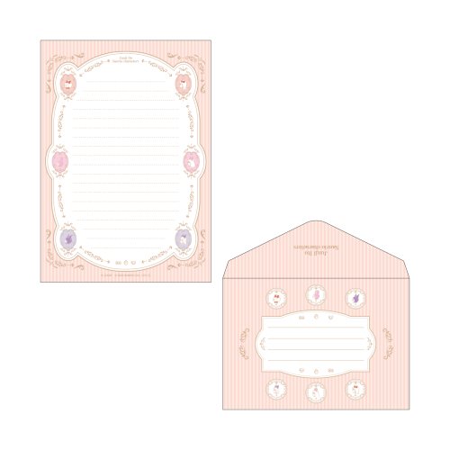 [PINK] "Junji Ito x Sanrio" Letter Set - Rosey’s Kawaii Shop