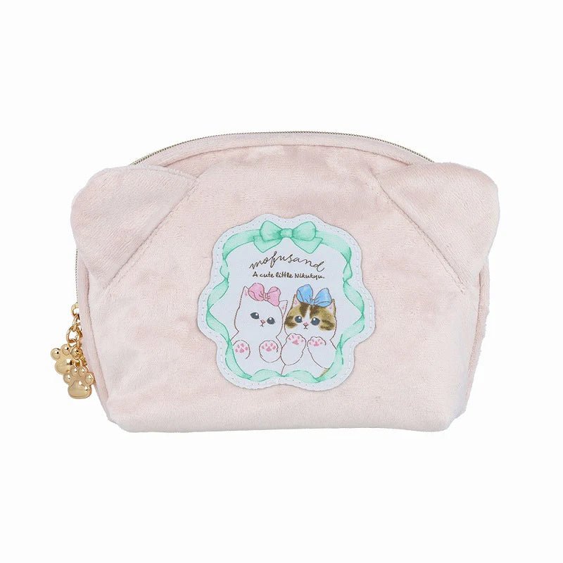 [PINK] "Mofusand Car Ear" Pouch - Rosey’s Kawaii Shop