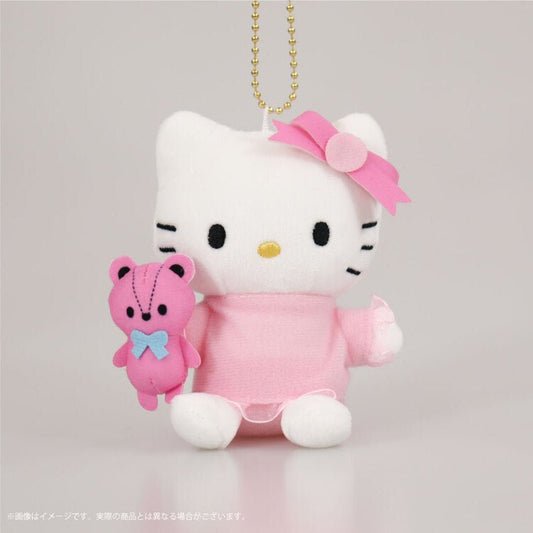 [PINK PLUSH] "Hello Kitty History" Plush Keychain - Rosey’s Kawaii Shop