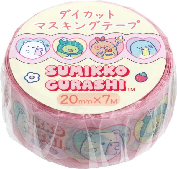 [PINK] "Sumikko Gurashi" Die - Cut Masking Tape - Rosey’s Kawaii Shop