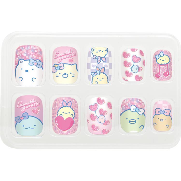 [PINK] "Sumikko Gurashi" Nail Tip & Polish - Rosey’s Kawaii Shop