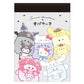 [PLUSH HUG] "Obakenu x Sanrio" Small Memo Pad - Rosey’s Kawaii Shop