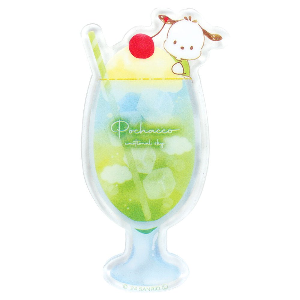 [POCHACCO] "Sanrio Emotional Sky Drink" Magnet - Rosey’s Kawaii Shop