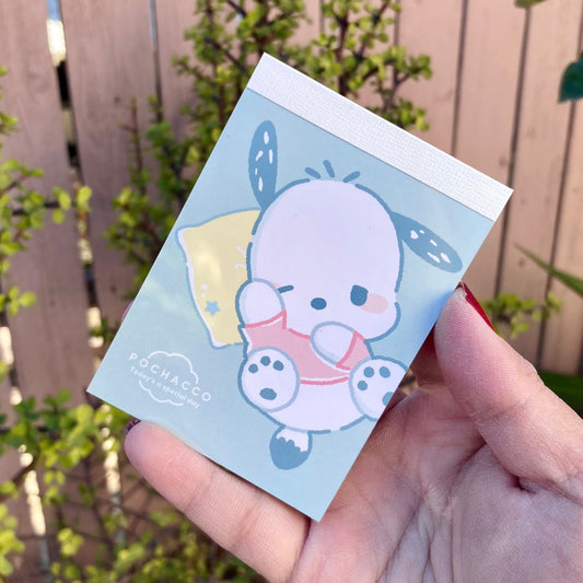 [POCHACCO] "Sanrio Munyatto" Small Memo Pad - Rosey’s Kawaii Shop