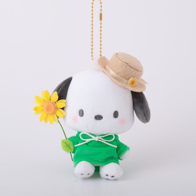 [POCHACCO] "Sanrio Sunflower Mokyu Mokyu" Plush Keychain - Rosey’s Kawaii Shop