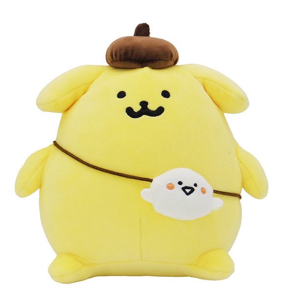 [POM PURIN] LIMITED "Obungou to Issho x Pompompurin" SMALL Plush - Rosey’s Kawaii Shop