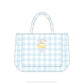 [POMPOMPURIN] "Etoile Et Griotte x Pompompurin and Cinnamoroll" Frill Tote Bag - Rosey’s Kawaii Shop