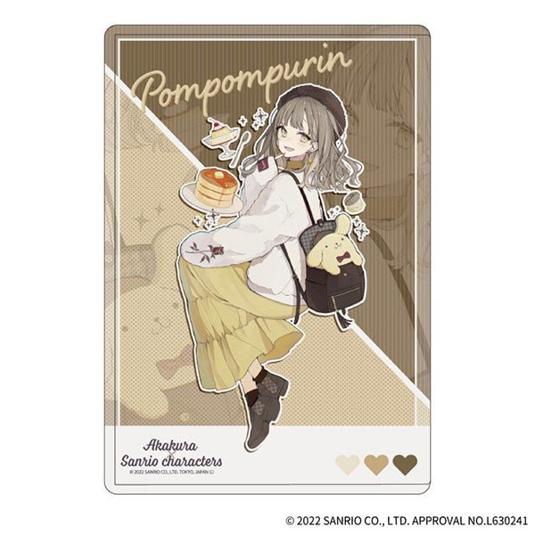 [POMPOMPURIN - FAR] "Akakura x Sanrio" Clear Chara Case - Rosey’s Kawaii Shop