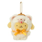 [POMPOMPURIN] "Sanrio Fluffy Doll" Plush Keychain - Rosey’s Kawaii Shop