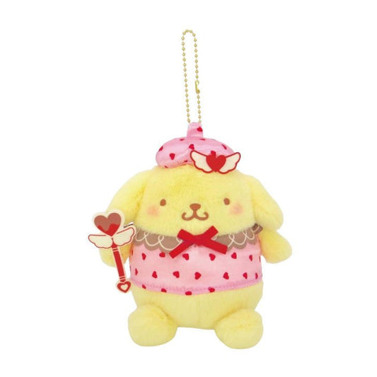 [POMPOMPURIN] "Sanrio Magical Heart" Plush Keychain - Rosey’s Kawaii Shop