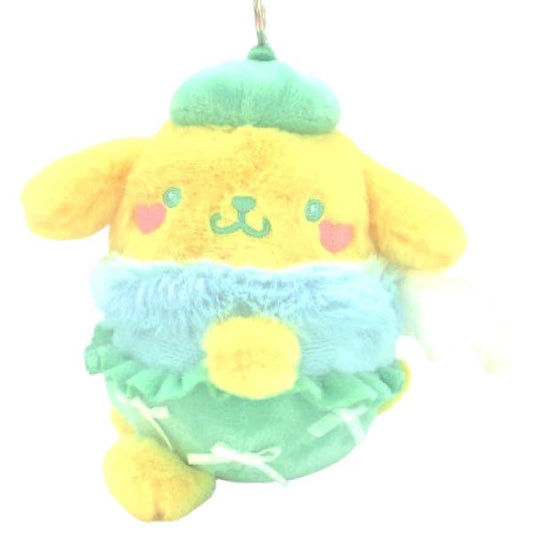 [POMPOMPURIN] "Sanrio Mint Angel" Plush Keychain - Rosey’s Kawaii Shop