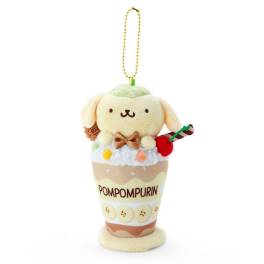 [POMPOMPURIN] "Sanrio Parfait" Plush Keychain - Rosey’s Kawaii Shop