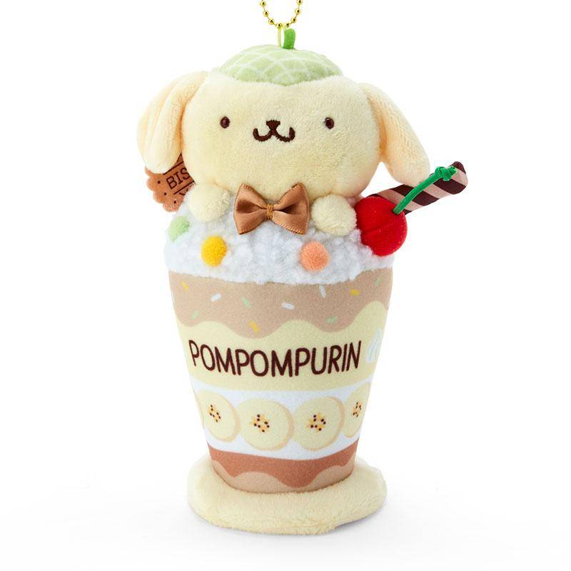 [POMPOMPURIN] "Sanrio Parfait" Plush Keychain - Rosey’s Kawaii Shop