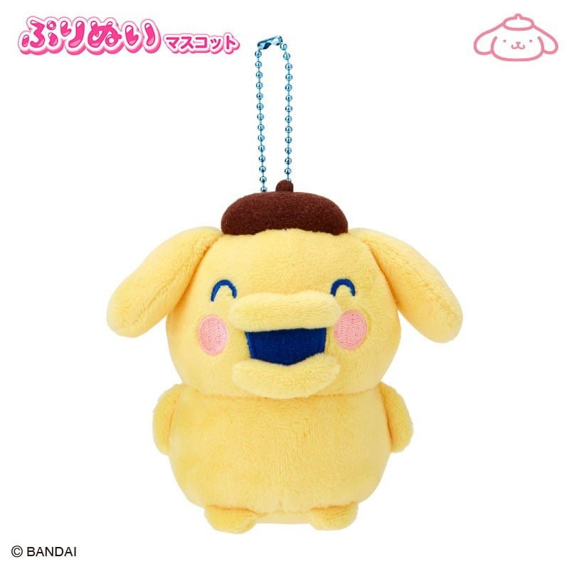 [Pompompurin x Kutchipatchi] "Tamagotchi x Sanrio" Plush Keychain - Rosey’s Kawaii Shop