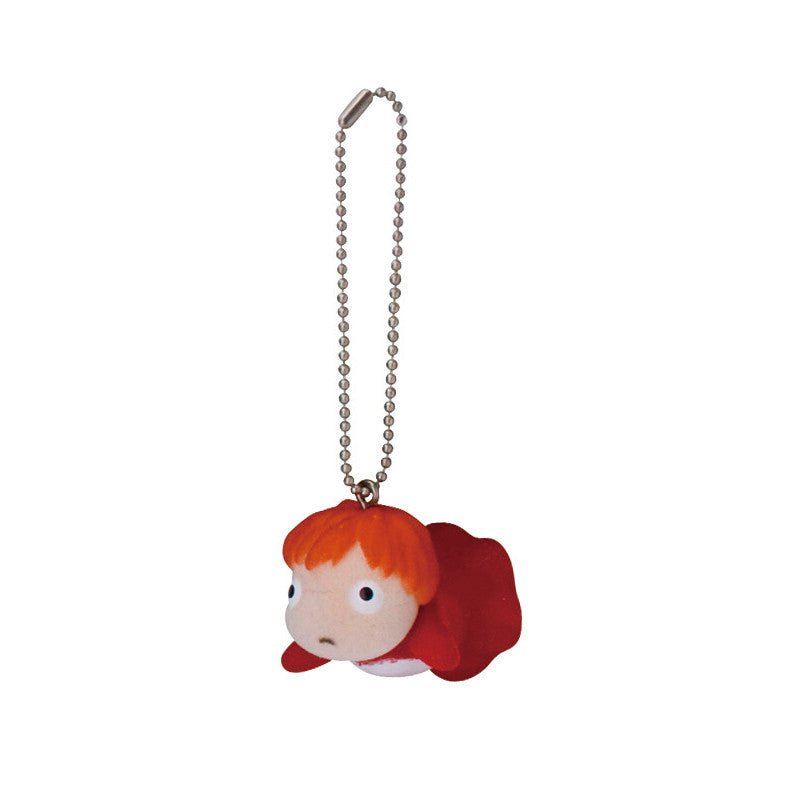 "Ponyo Flocked" Keychain - Rosey’s Kawaii Shop