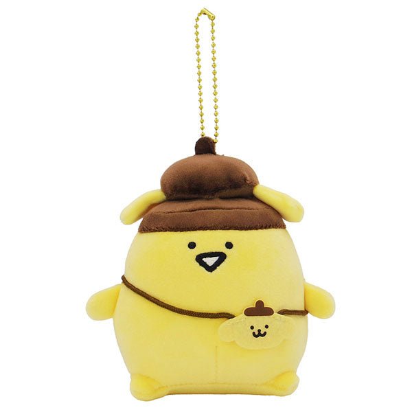 [PURIN - SAN] LIMITED "Obungou to Issho x Pompompurin" Plush Keychain - Rosey’s Kawaii Shop